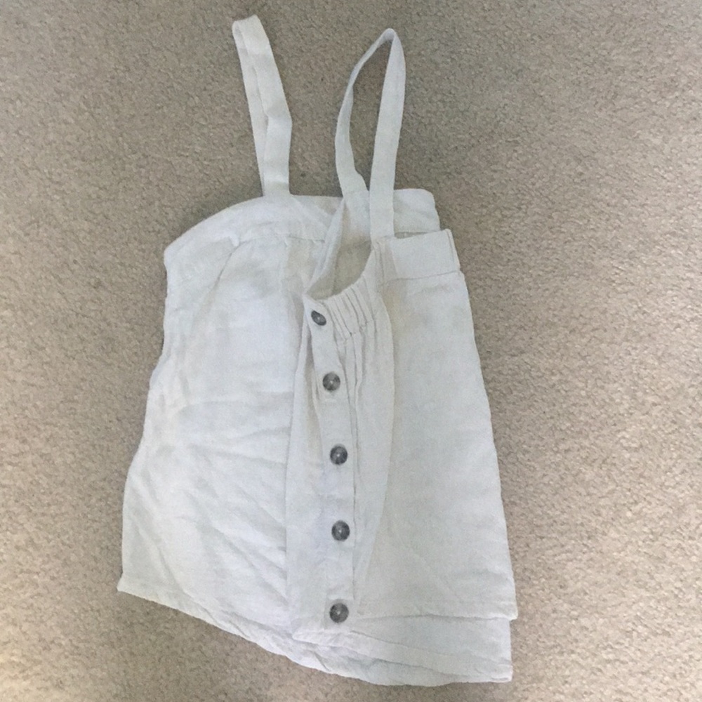 Tank top, buttoned side